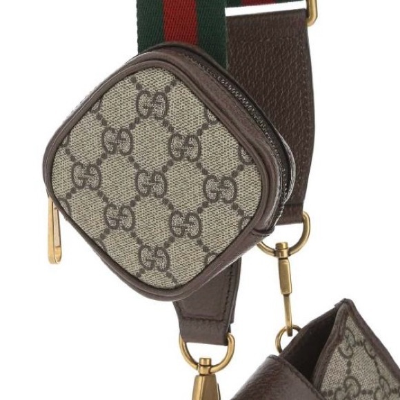 Gucci GG Supreme Ophidia Crossbody Phone Holder Messenger Bag Unisex NEW - Picture 7 of 14